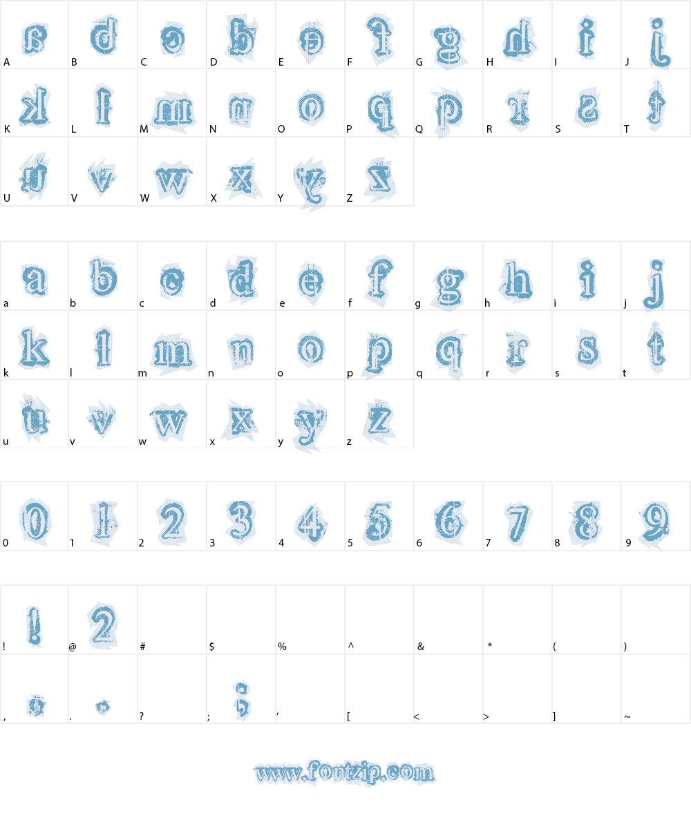 final lap Font Character